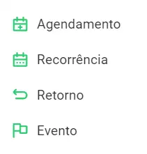 tela para acesso aos agendamentos