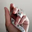 Hand with measuring tape