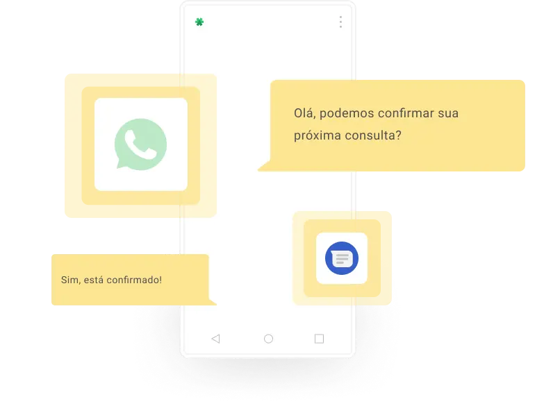 Corfirmação de consulta pelo celular