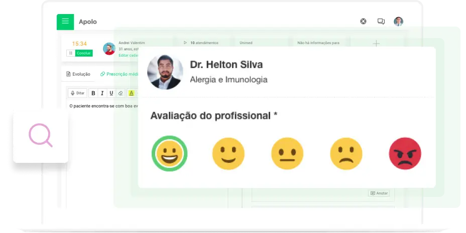 Researches: Patients and measure service satisfaction