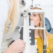 Exame de oftalmológico